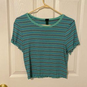 Striped Blue Crop
